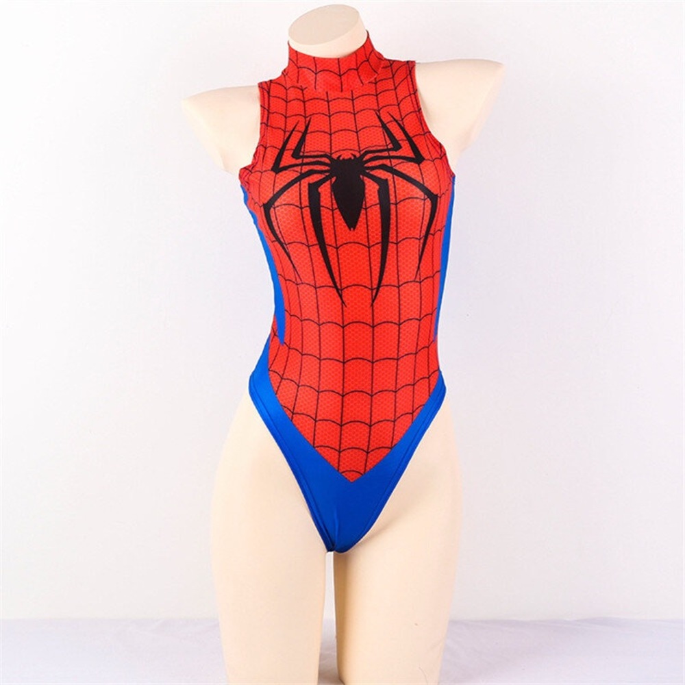 Spiderman Spandex Onesie Bodysuit - Picture 2 of 2